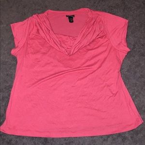 Cowl neck tee